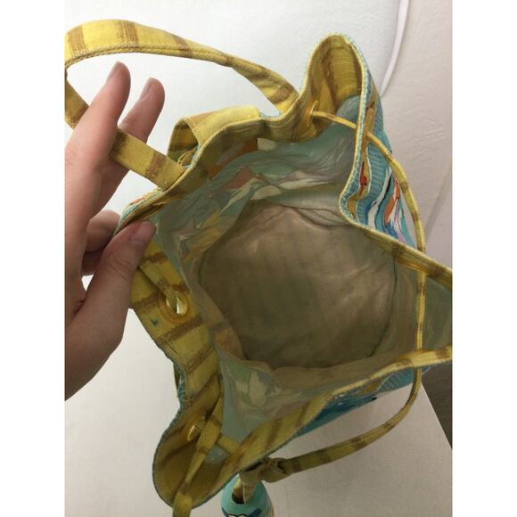 Anne Ormsby Sun n Sand Barrel style Drawstring Beach Bag - Picture 9 of 12